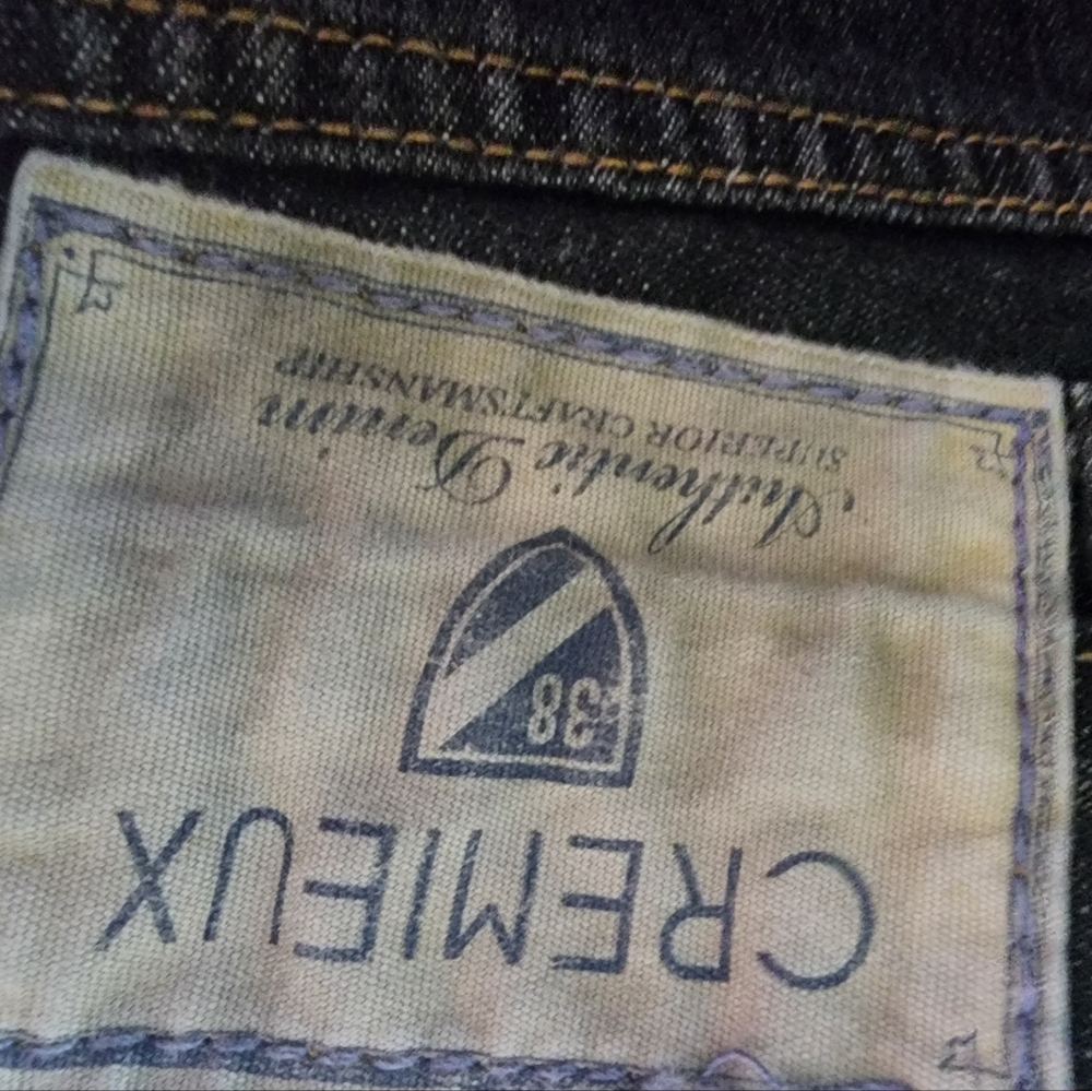 3 Pairs Of Daniel Cremieux Relaxed Fit Blue Jeans Dark Denim, Black & Stone Wash - Picture 14 of 16
